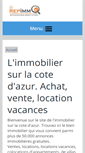 Mobile Screenshot of cote.azur.repimmo.com