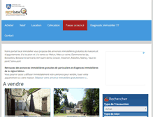Tablet Screenshot of melun.repimmo.com