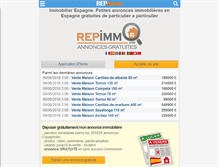 Tablet Screenshot of espagne.repimmo.com