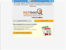 Tablet Screenshot of agadir.repimmo.com