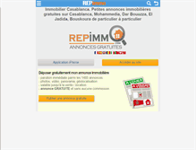 Tablet Screenshot of casablanca.repimmo.com